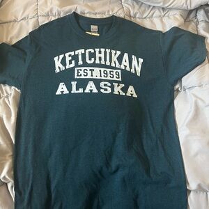 Gildan Dark Green Ketchikan Alaska T-Shirt